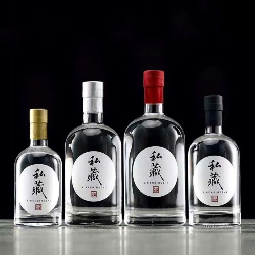 Chai thủy tinh Vodka vai bầu dung tích 100ml đến 1000ml