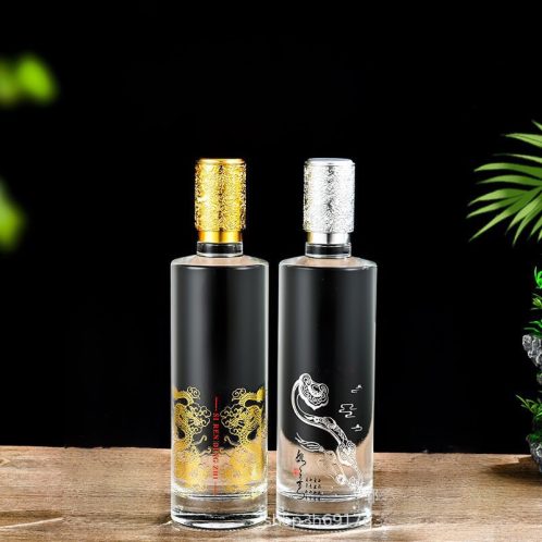 Chai trụ tròn thấp 500ml