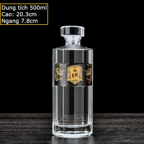 Chai Hibiki nhỏ đáy bằng 500ml