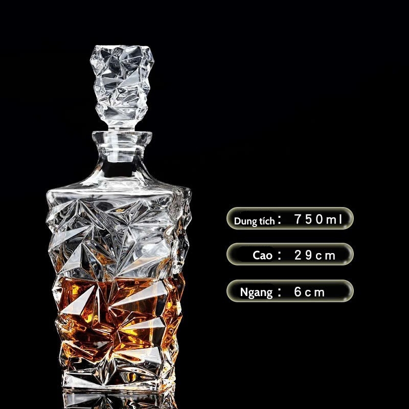 Bình pha lê 750ml PL2