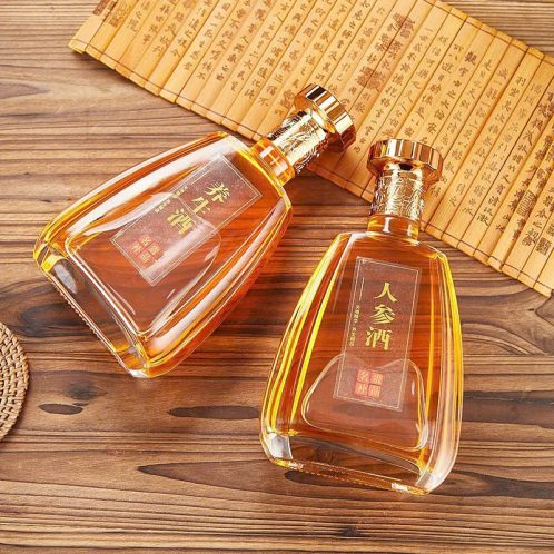 Chai dẹp bầu nắp đồng tiền 500ml