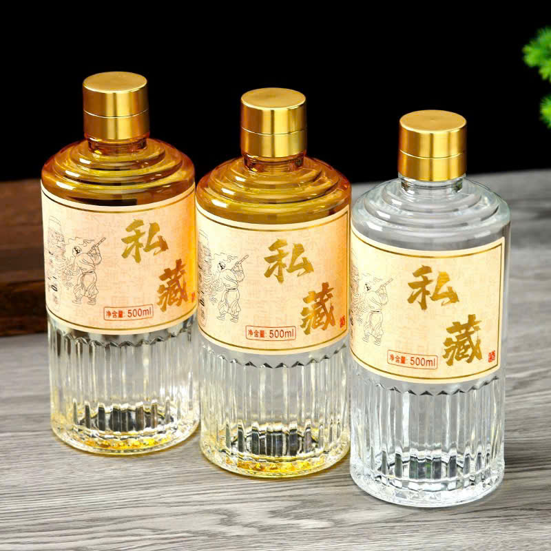 Chai tròn sọc nắp bi 500ml