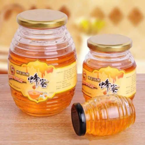 Hũ thủy tinh đựng mật ong