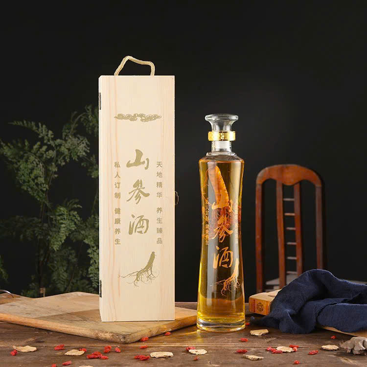 binh-dung-ruou-sam-binh-sam-eo-chai-thuy-tinh-bigmanglass (8) Bình thủy tinh trụ eo đựng rượu sâm 500ml và 1000ml