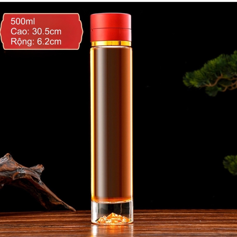 binh-thuy-tinh-dung-ruou-binh-dung-ruou-sam-binh-sam-1- lit-thuy-tinh-bigman (3) Bình thủy tinh đựng rượu nắp đỏ đáy núi, đáy ngôi sao