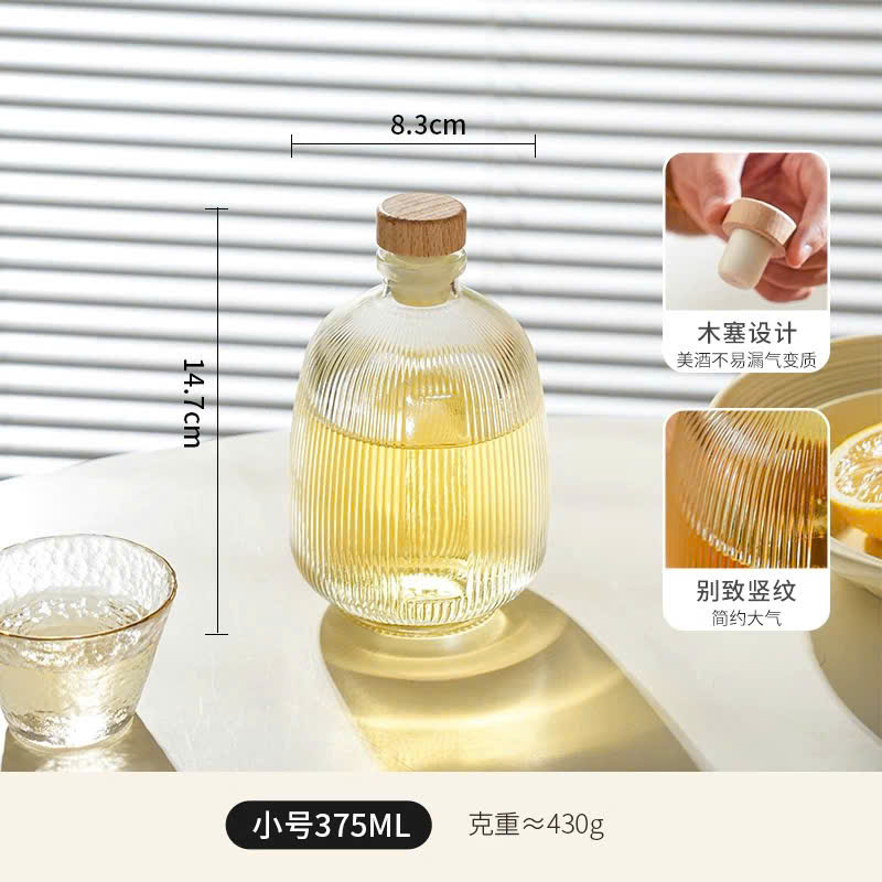 chai-thuy-tinh-bau-tron-chai-thuy-tinh-tron-dung-ruou-thuy-tinh-bigmanglass (2) Chai thủy tinh bầu sọc nắp gỗ dung tích 375ml và 500ml