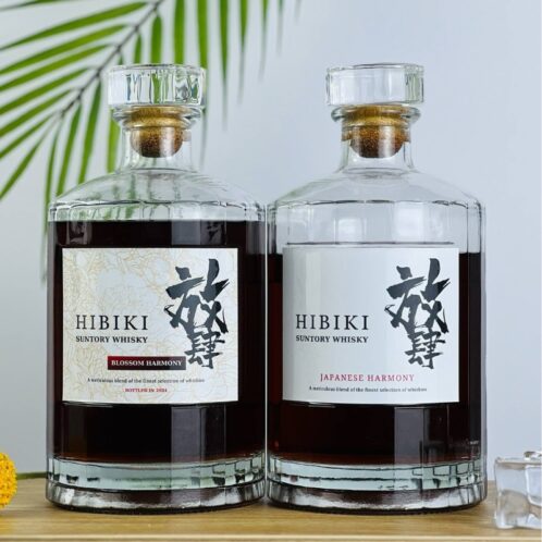 Vỏ chai Hibiki đựng rượu dung tích 750ml