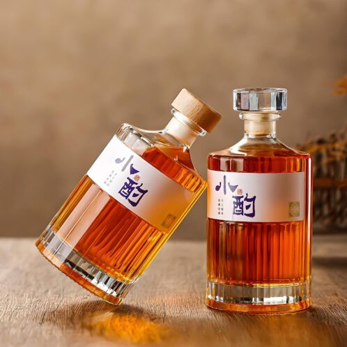 Vỏ chai Hibiki sọc đáy bằng dung tích 500ml