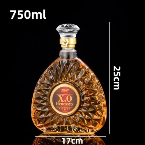 Chai thủy tinh tam giác XO dung tích 750ml