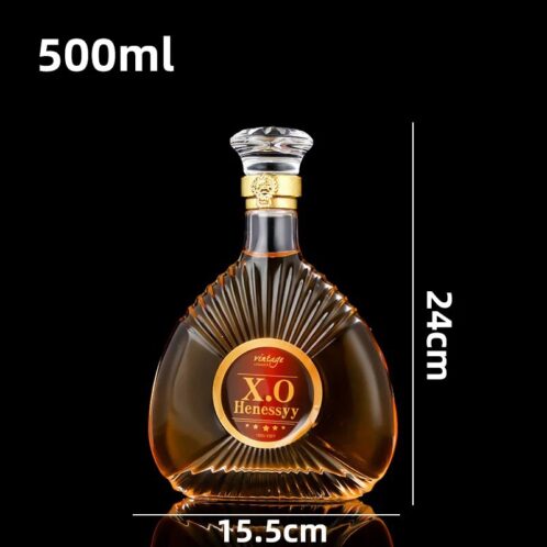 Chai thủy tinh vỏ sò XO dung tích 500ml